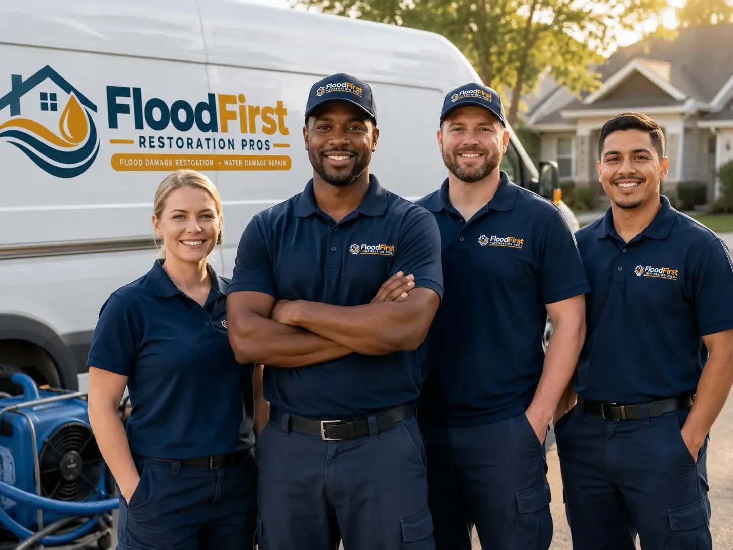 Flood Damage Restoration company in Iowa, LA