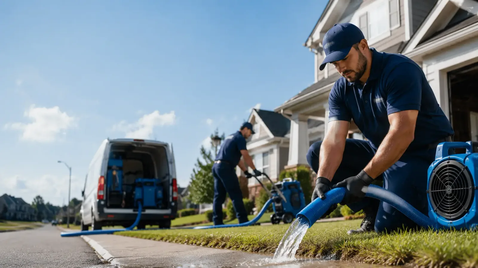 Flood Damage Restoration in Iowa, LA